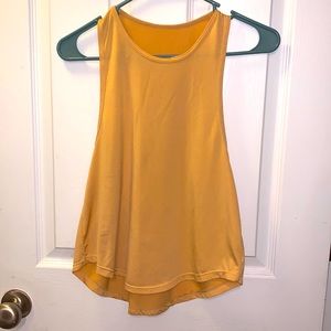 Yellow workout tank